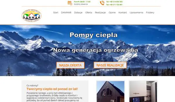 strona internetowa danmar.podhale.pl