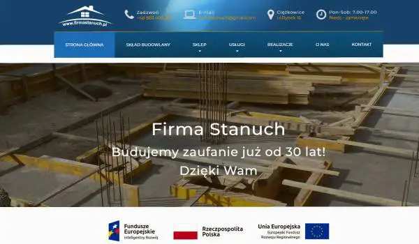strona internetowa firmastanuch.pl