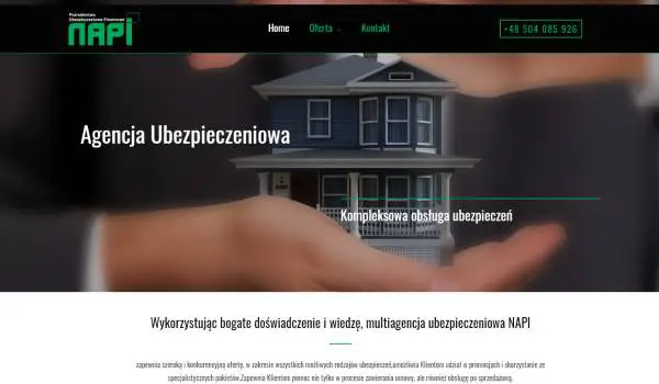 strona internetowa napi-ubezpieczenia.pl