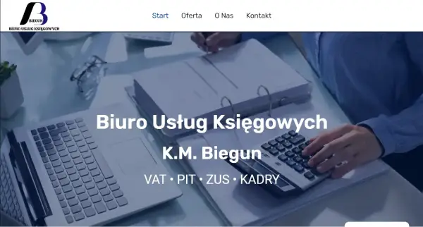 Strona internetowa buk-biegun.pl